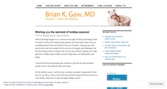 Desktop Screenshot of briankgawmd.com